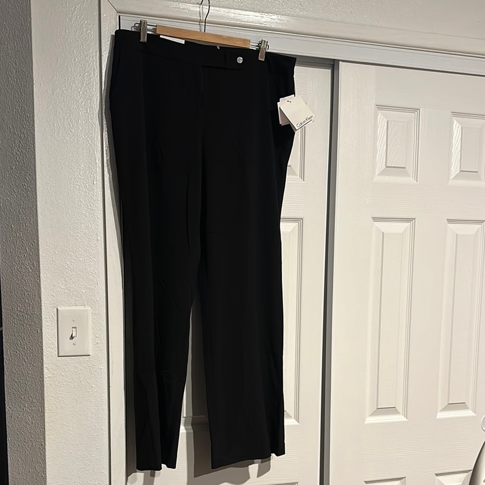 Calvin Klein Black Trouser Pants
